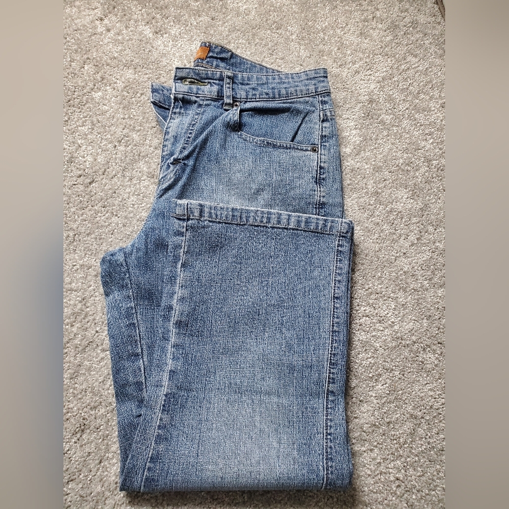 Lee Blue Straight Capri